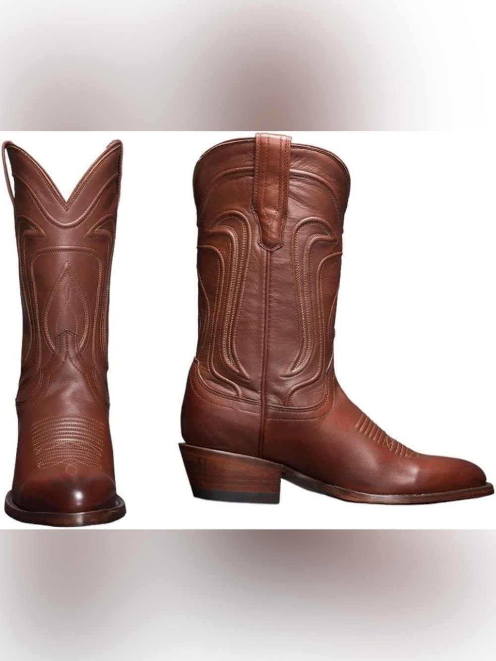 Tecovas The Jamie in Sequoia Bovine 9B NWT